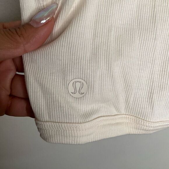 Lululemon Ribbed Cropped Tank Top - Picture 4 of 6
